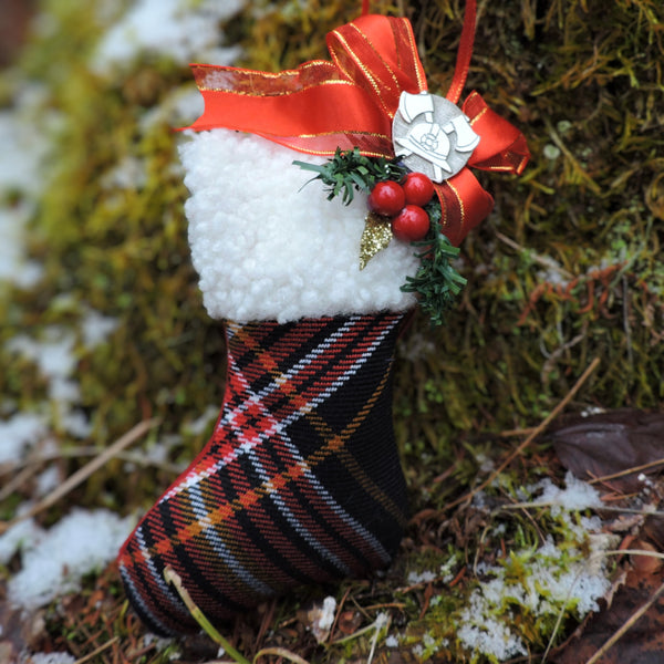 Christmas Stocking Ornament Service Tartans