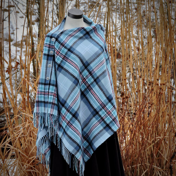 Deluxe Button Shawl~Lambswool