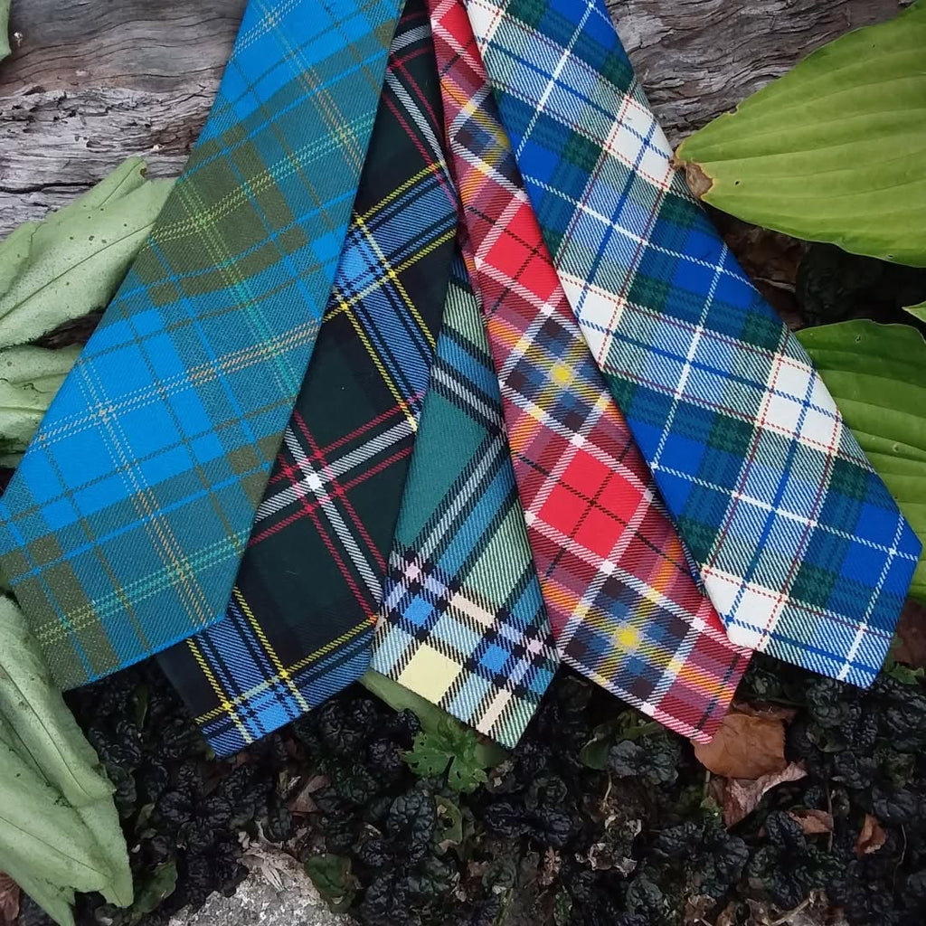 Necktie~Skinny Canadian Tartans         100% Wool