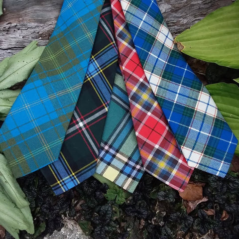 Necktie~Skinny Canadian Tartans         100% Wool