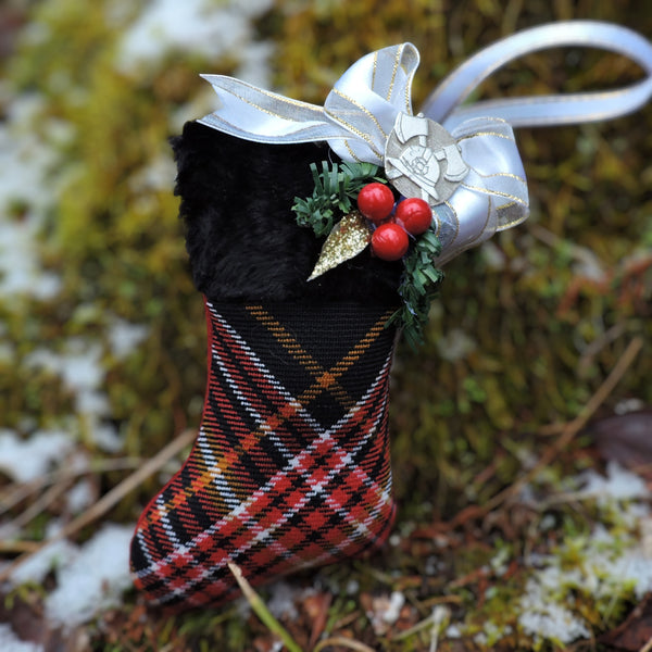 Christmas Stocking Ornament Service Tartans