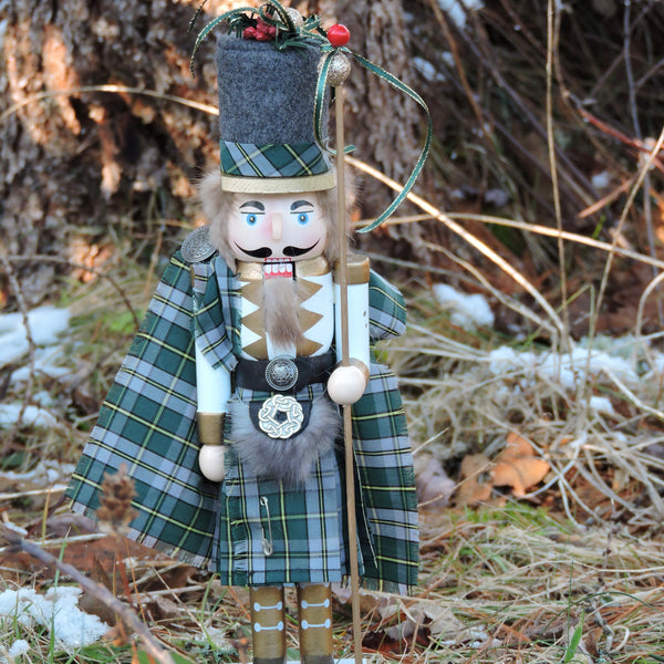 Highland Nutcracker~White & Gold