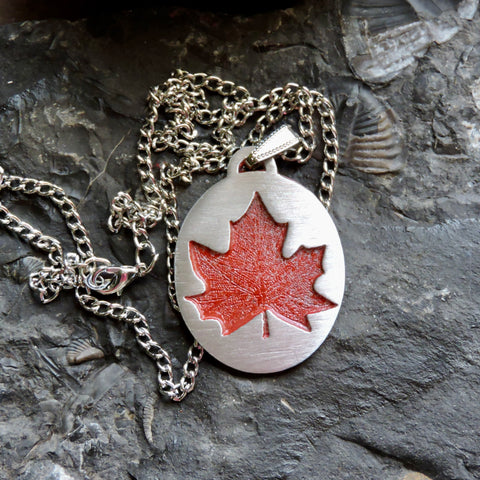 Canadian Maple Leaf Pendant