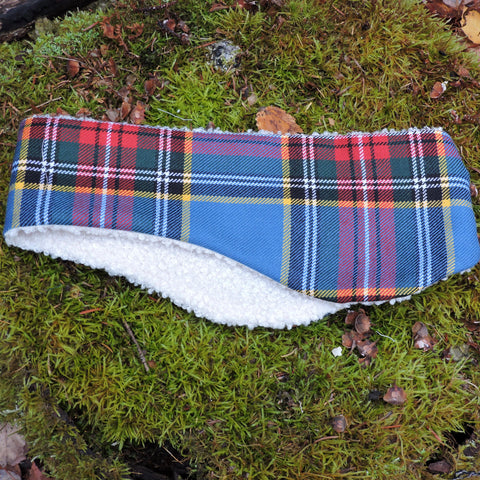 Tartan Ear Warmer~Twill Weave Suiting
