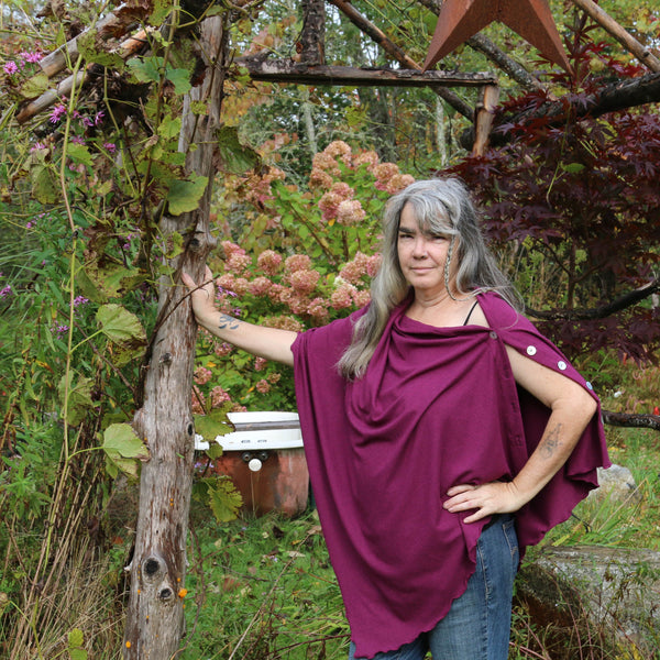 Button Shawl made in Nova Scotia