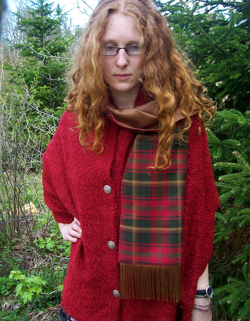 Tartan Scarf - Satin Lined