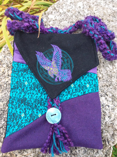Celtic Button Patch Purse