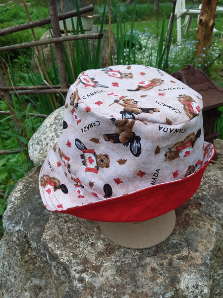 Reversible Cotton Bucket Hat