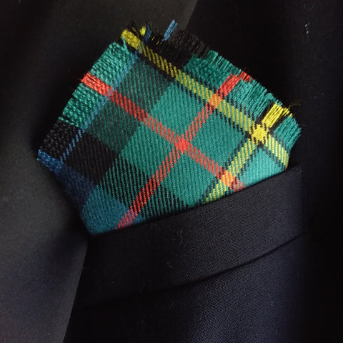 Pocket Square~Speciality Tartan 100% Wool