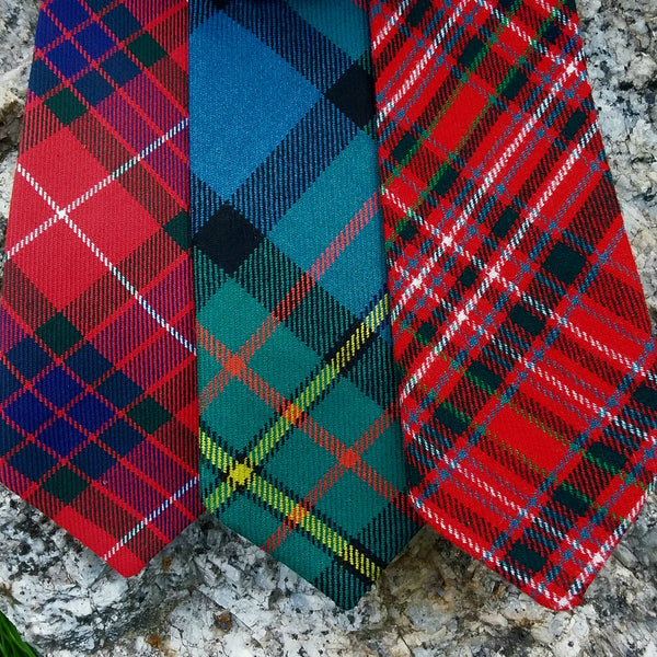 Necktie Speciality Tartan 100% Wool