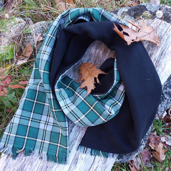 Wool Lined Scarf~Canadian Tartans 100% Wool