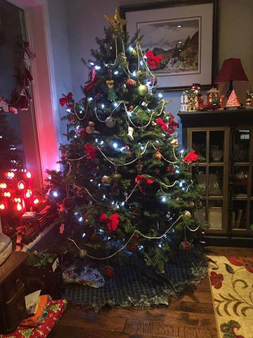 Cape Breton tartan tree skirt