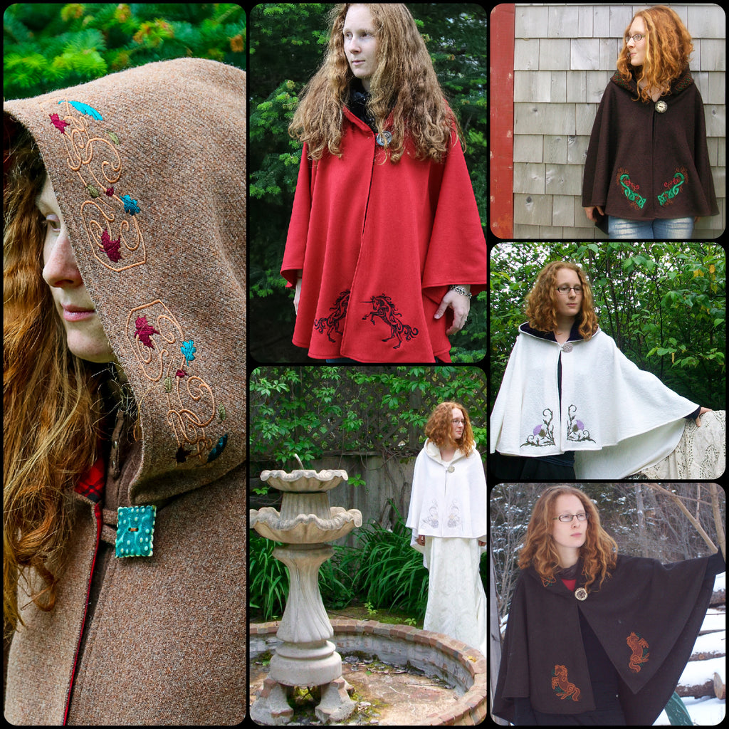 Arran Hooded Cape~Custom Order