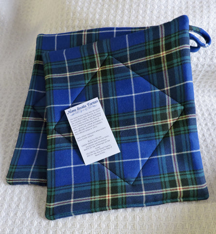 Nova Scotia Tartan Pot Holders