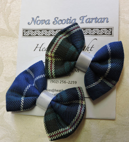 Nova Scotia Tartan Hair Bows