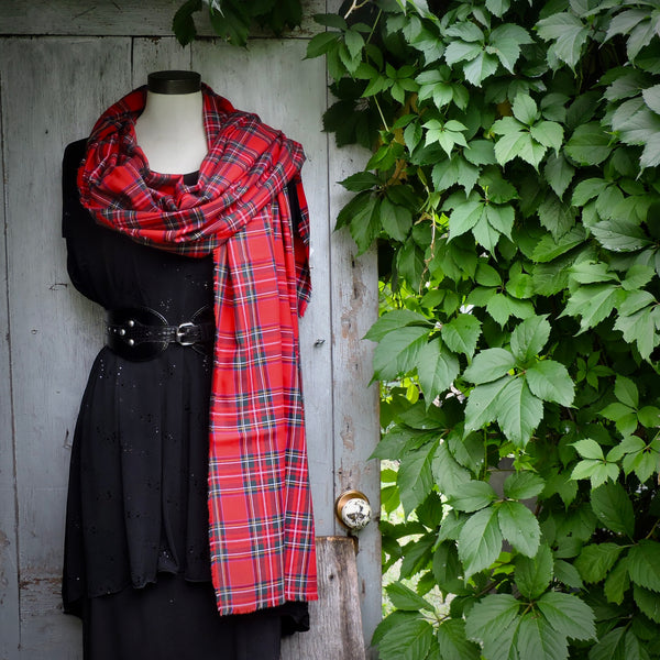 Royal Stewart tartan scarf
