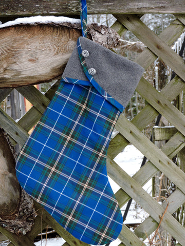 Nova Scotia Tartan Christmas Stocking