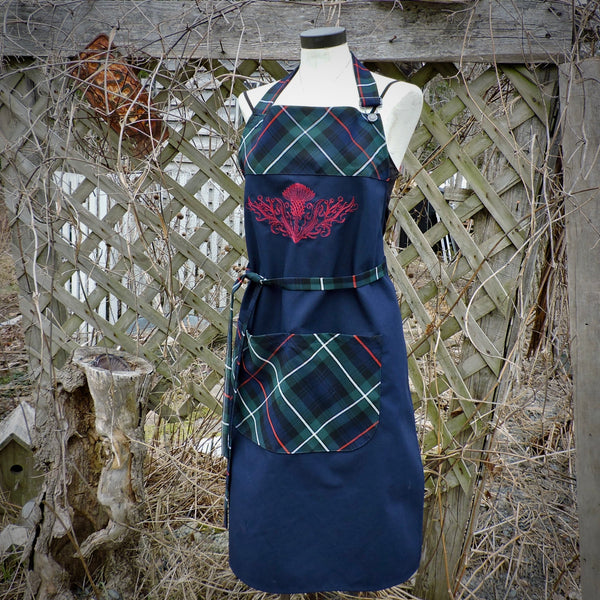 Butcher Apron~Embroidered Twill, Clan & Speciality