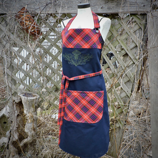 Butcher Apron~Embroidered Twill, Clan & Speciality