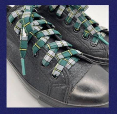 Cape Breton tartan shoe laces