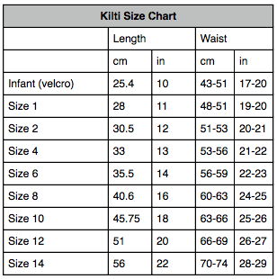 Fitted Kilti - Child & Youth Clan and speciality tartans